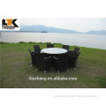 8 seats Rattan furniture Outdoor Leisure dining set